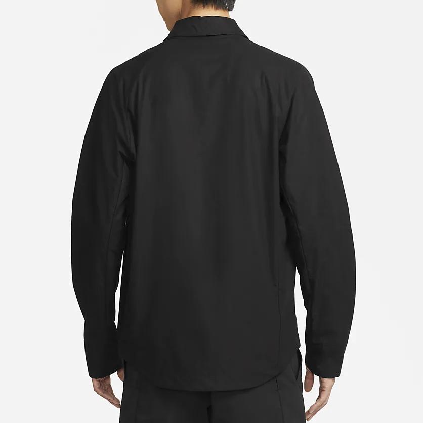 Nike Однотонная куртка-рубашка Мужские куртки черные DH2898-010