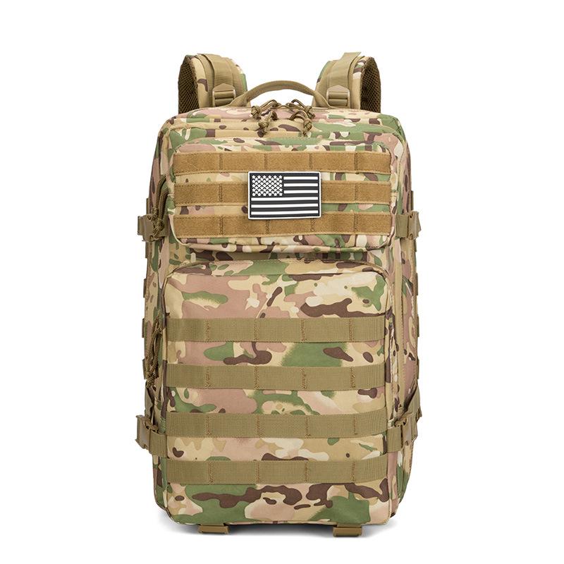 2025 Men's Tactical Camouflage Mountaineering Backpack - Large Capacity Climbing & Sports Rucksack