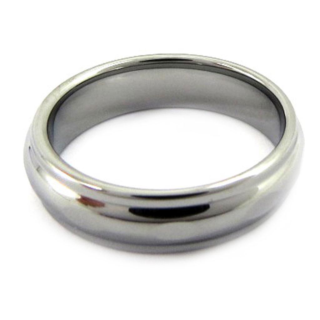 Кольцо из вольфрама 'High Tech' Black Silver