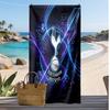 Пляжное полотенце с принтом Tottenham Hotspur, быстросохнущее, мягкое, портативное, большое, прямоугольное, пляжное покрывало для путешествий, бассейна