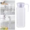Пластиковые кувшины объемом 1,1 литра с крышкой, кувшин для чистой воды без содержания бисфенола А для холодного чая, лимонада, небьющийся кувшин для напитков, холодильник, кувшин для домашнего офиса