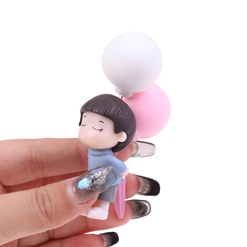 Аниме пары для украшения автомобиля модель милый поцелуй воздушный шар фигурка украшение салона автомобиля приборная панель аксессуары девушка подарок