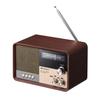 Sansui Bluetooth Speaker with Radio Wood WD AM/FM MSR-1