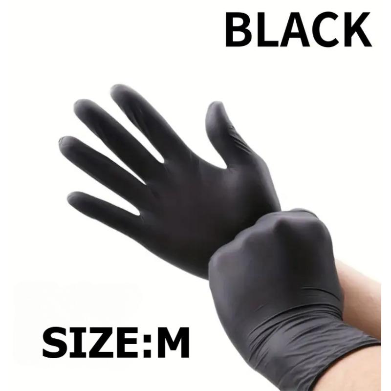 Черные многоразовые нитриловые перчатки водонепроницаемые и нескользящие перчатки для уборки кухни для работы чистящие средства одноразовые перчатки