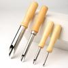 Pottery Clay Tools: Set of 4 Round Hole Punches for Polymer Clay and Art Sculpting