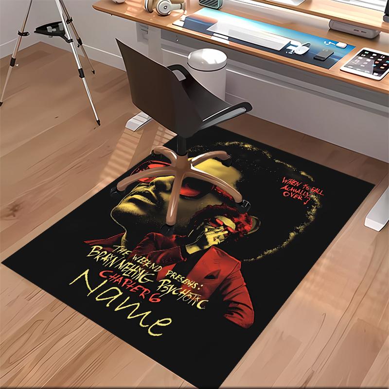 Custom personalization The Weeknd Print Area Rug - Soft, Washable Non-Slip Indoor Mat,Living Room,Home&Office Decorative Rug