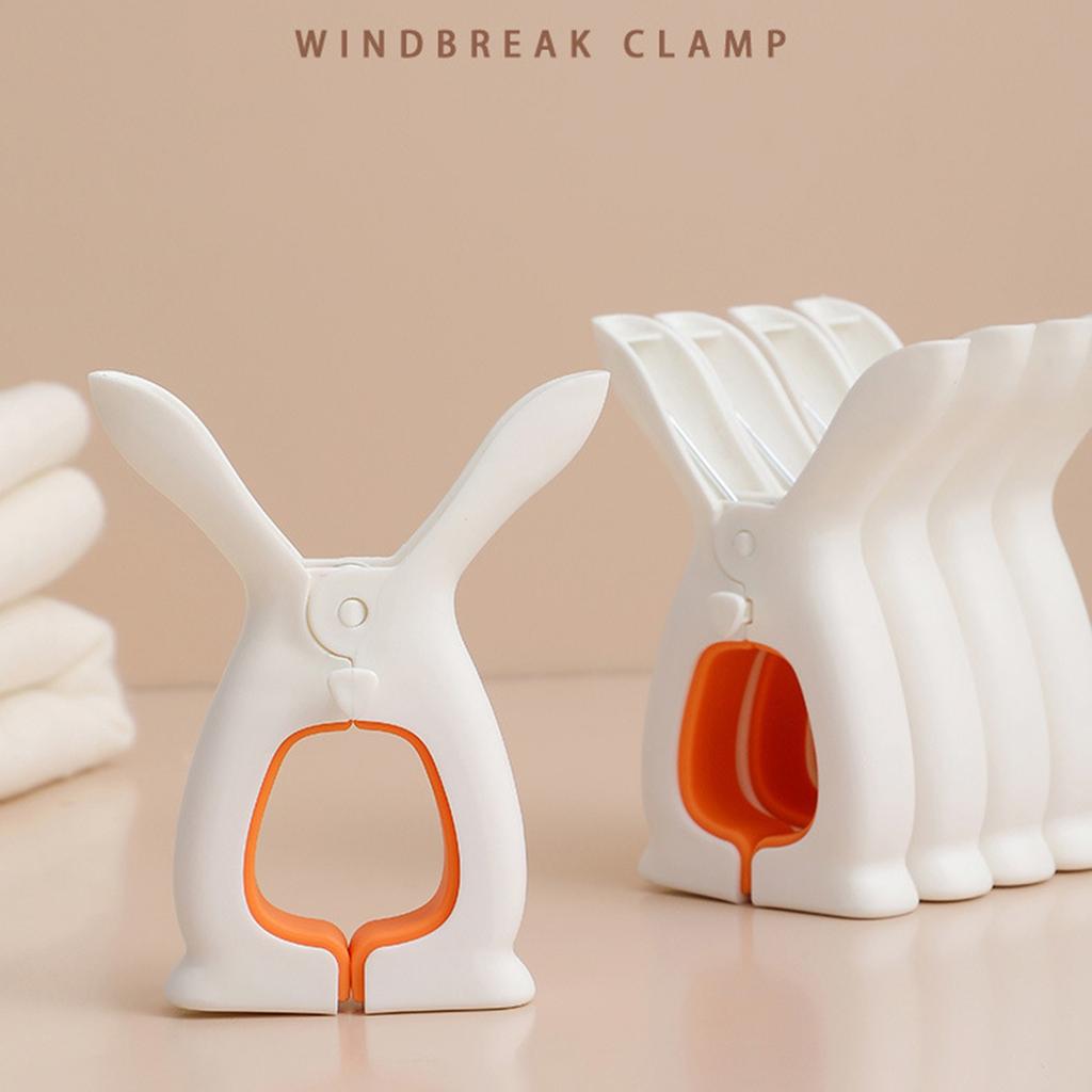 Rabbit Ears Windproof Clothespin Drying Clothes Fixed Quilt Plastic Clip Household Tools