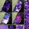 Фиолетовый эстетичный чехол Funda для iPhone 16 Pro Max 14 11 12 13 15 Pro Max Mini XR 16e 15 16 Plus.