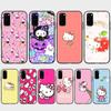 KT68 Lovely Hello Kitty Case for Samsung A04 A14 A23 A34 A54 M23 M33 M52 M53 Realme 10 9 C30S C35 C55 VIVO Y02S Y21 Y33S Y51 X80 Pro Clear Cover