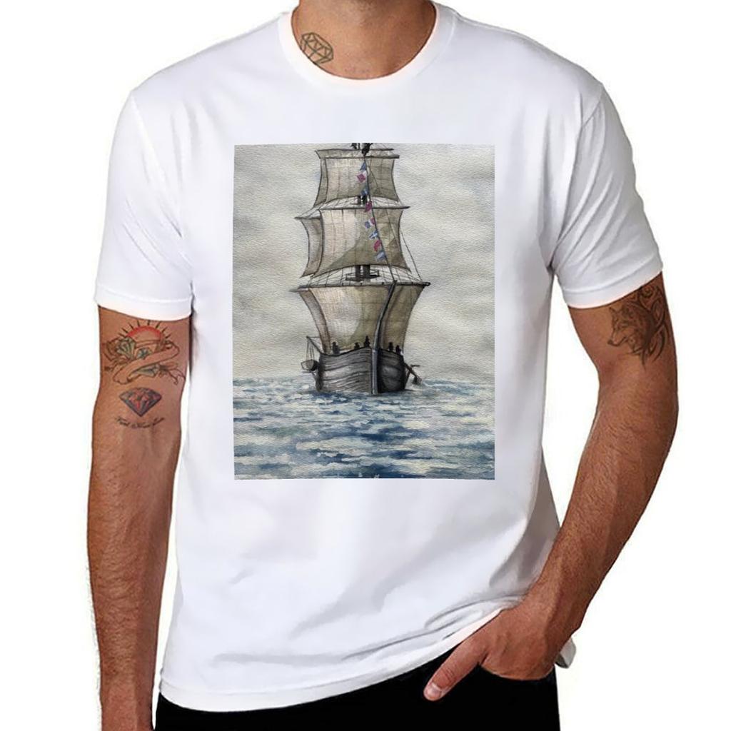 HMS Terror Акварельная футболка с защитой от УФ для улицы
