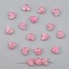 55/70Pcs Plastic Acrylic Heart Beads Fashion Loose Spacer Beads for Jewelry Making DIY Hairpin Earring Necklace Handmade