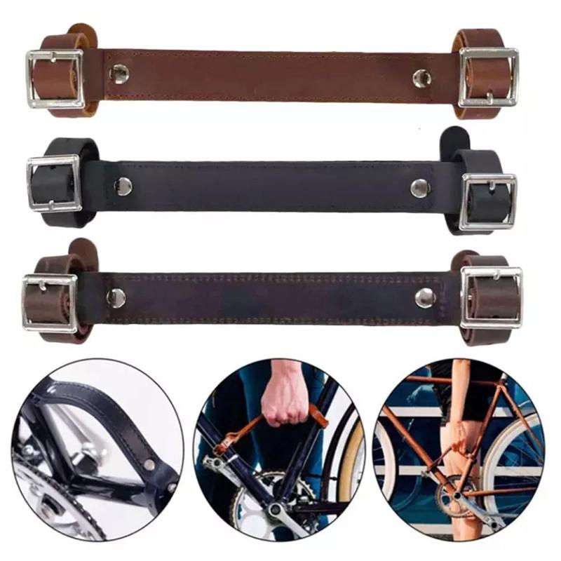 Leather Durable Bike Handle Strap Frame Carrying Lifter Bicycle Carrying Strap