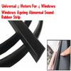 4M Black Car Front Rear Side Door Window Edge Sealed Strip Trim Weatherstrip