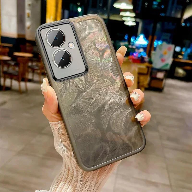 Для POCO X7 Pro X 7 X7pro Feather Glitter Мягкий силиконовый чехол для Xiaomi POCOX7pro Redmi Turbo 4 Note 14 Pro Plus 14Pro Защитная пленка для объектива Бампер