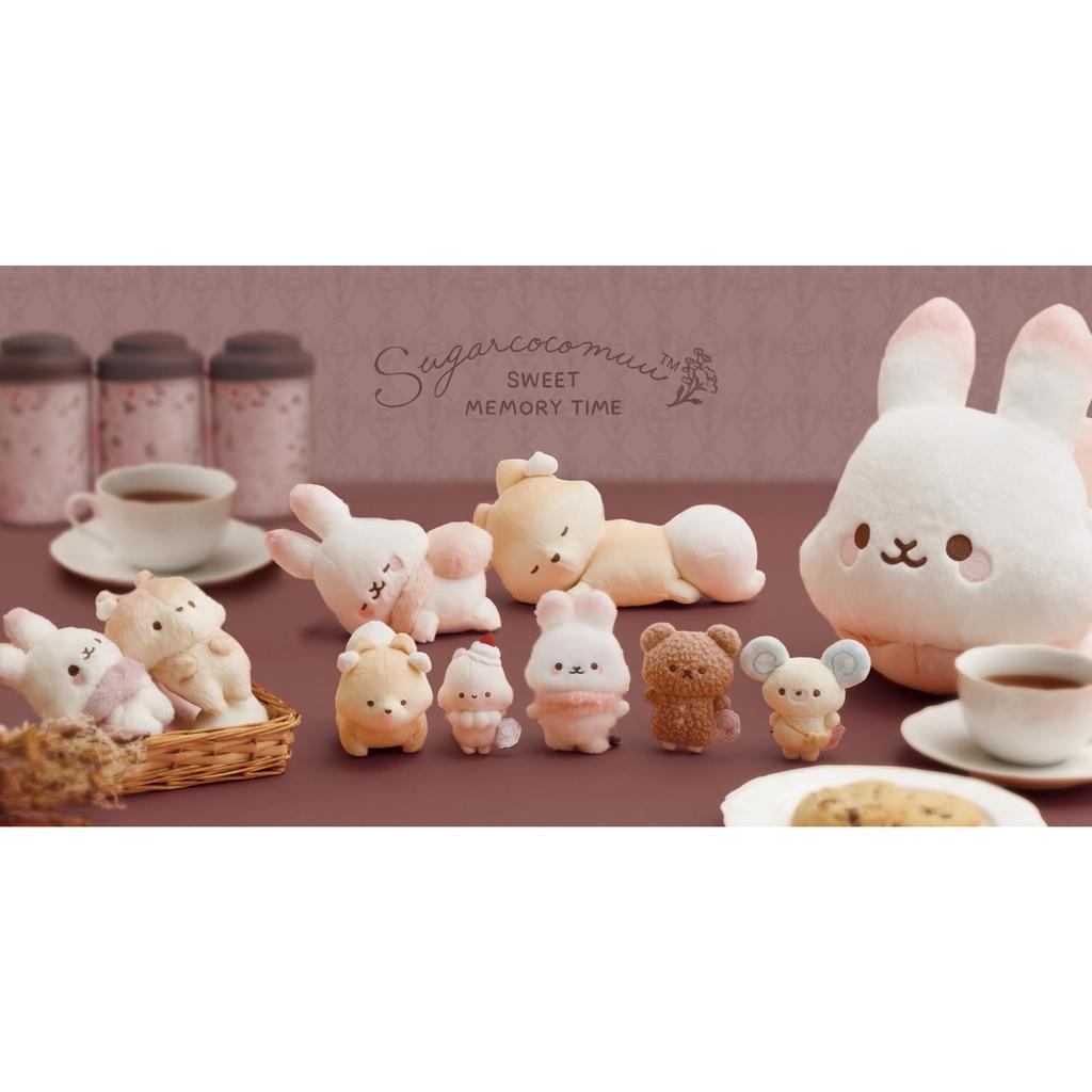 San-X Sugar Cocomu "Sweet Memory Time" Tenori плюшевая игрушка Sugar Cocomu MV18201 размер: В100 x Ш60 x Г60 мм