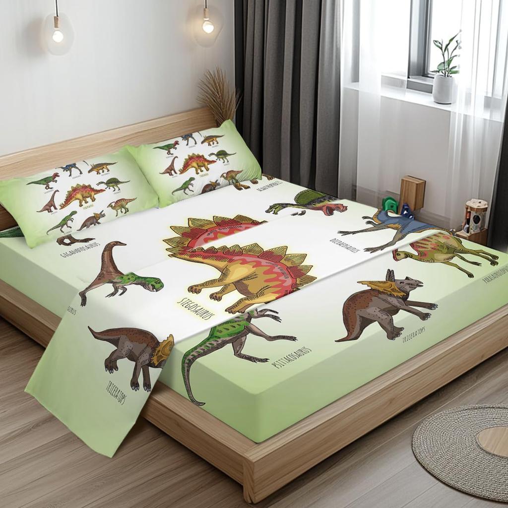 Богемный розовый узор Простыня Набор из четырех предметов Постельное белье Спальня Общежитие Постельная принадлежность Декор