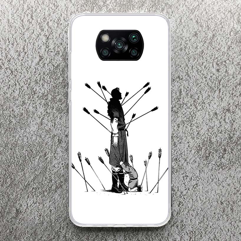 Vinland Saga Print Soft Case for Xiaomi Poco X7 X6 X5 X4 X3 Nfc Phone Shell F6 F5 Pro F4 GT F3 M5S M4 M3 Pattern Cove X7 X6 X5 X
