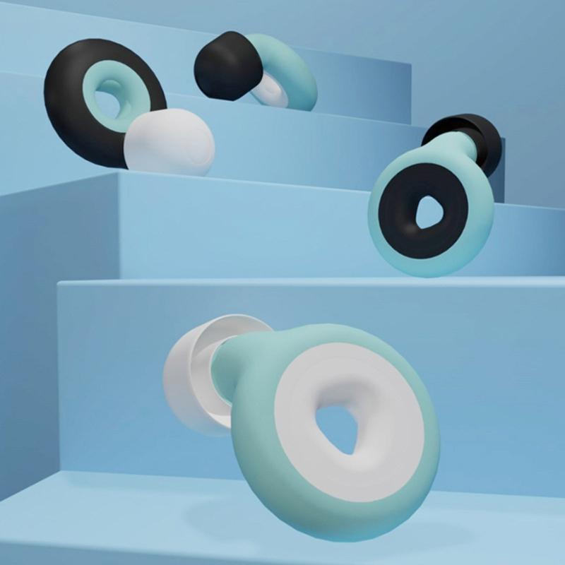 Noise Reduction Silicone Earplugs Anti-noise Hear Protect Ear Plugs Isolate the Noise for Sleep at Ease Working Ear Plug