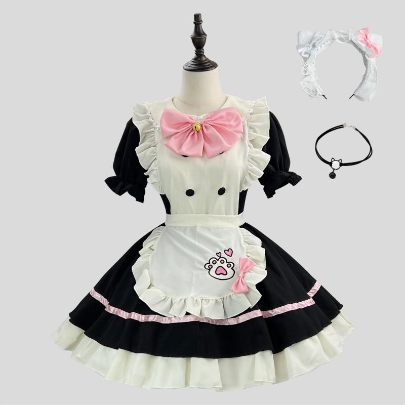 Cute Maid Cosplay Lolita Halloween Costume Anime Role Play