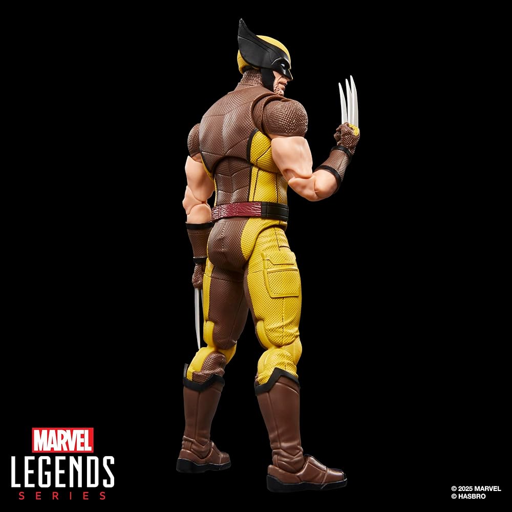 Hasbro Marvel Legends Фигурка Росомахи в коричневом костюме, 15 см, для коллекции Marvel Studios Deadpool