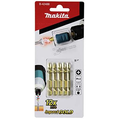 B-42488 Биты Impact Gold Torsion PH2, 5 шт., с комплектом Mag Booster