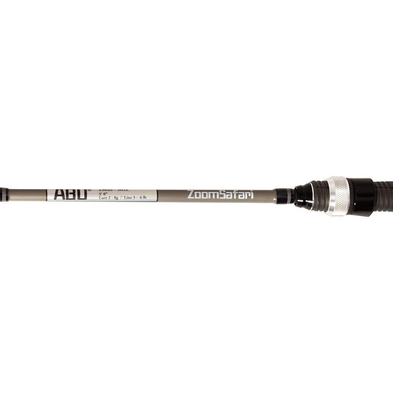 Abu Garcia Zoom Safari ZMSS-505L Спиннинг-удилище с телескопической рукояткой для ловли на скалах, эйджинга и форели на платном водоеме