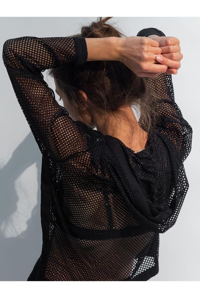 211202-03 Nokaya Дерзкая Сеть Худи Черный NOKAYA (91608)