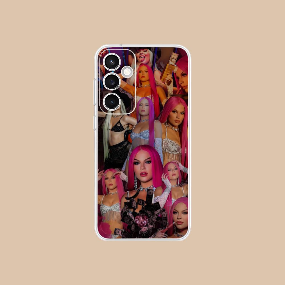 Luisa Sonza Mobile Phone Case for Samsung Galaxy S25 S24 S23 S22 S21Plus FE Ultra Clear Colorful Cover Smartphone Luxury