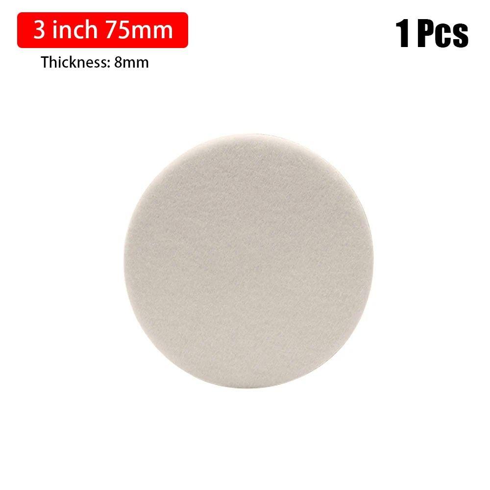 1/10Pcs 75mm 100mm 125mm 150mm 180mm Wool Felt Discs 2/3/4/5/6/7inch Abrasive Wheel Polishing Pads
