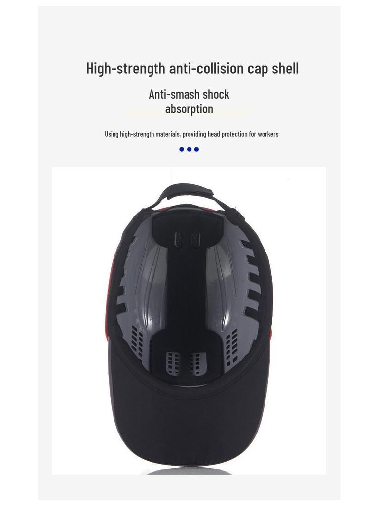 Gu Bangda Lightweight Anti-Collision Duck Tongue Cap - Protective Baseball-Style Work Hat