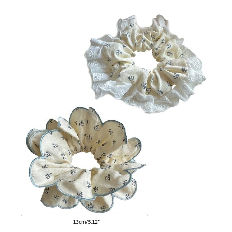 Scrunchies Floral Hair Tie Princess at Large Hair Tie Cute Hair Holder