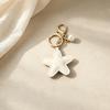 Yogodlns Faux Leather Shiny Star Pearl Bag Pendant Keychain Mobile Phone Decor Charm Accessory Car Key Ornaments Gift Handicrafts