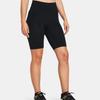 Under Armour Ua Meridian Solid High-Waisted Slim Fit Sports Shorts Women shorts Black 1383632-001