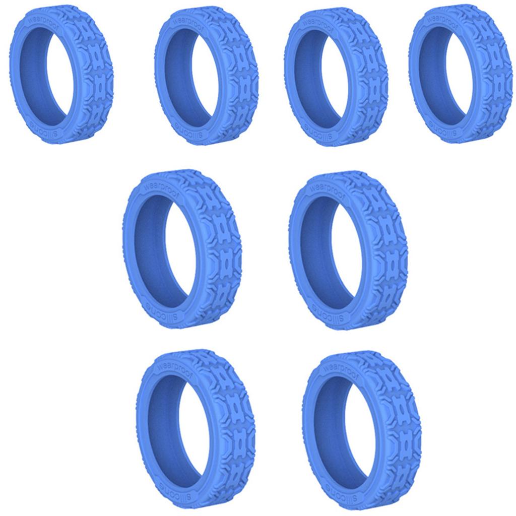 4/8 шт. Портативные Защитите колеса вашего багажа гибкими силиконовыми чехлами для чемоданов
