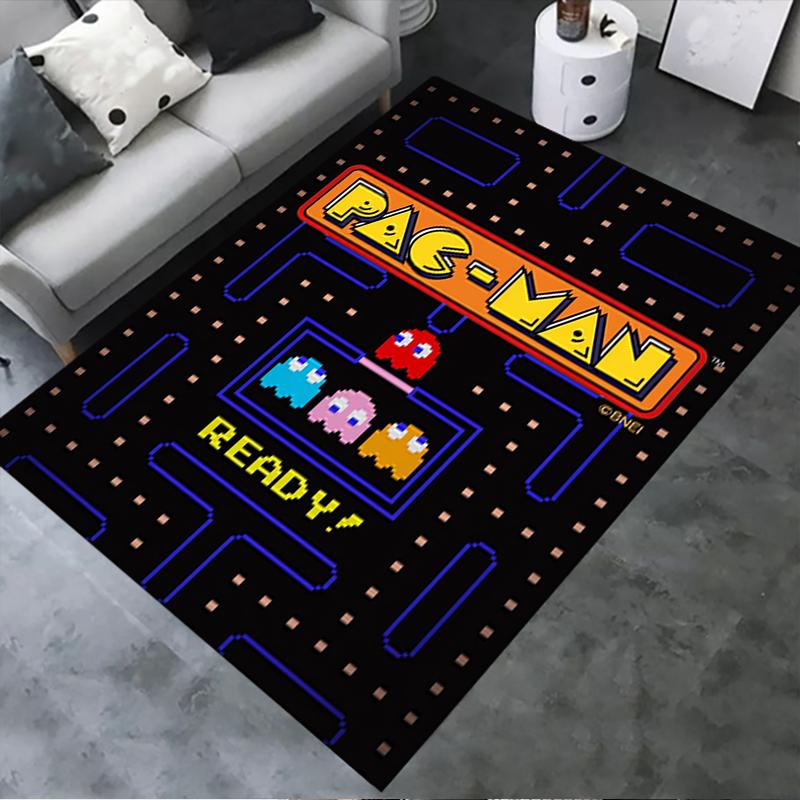 2026 NEW Pac Man Carpet Rug for Living Room Bedroom Home Sofa Decoration,Kids play Non-slip Floor Mat