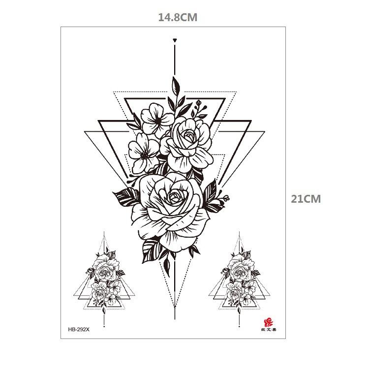 Наклейка с рисунком животного, тигр, лев, леопард, половина руки, рисунок Hb, набор для переноса воды, имитация наклейки