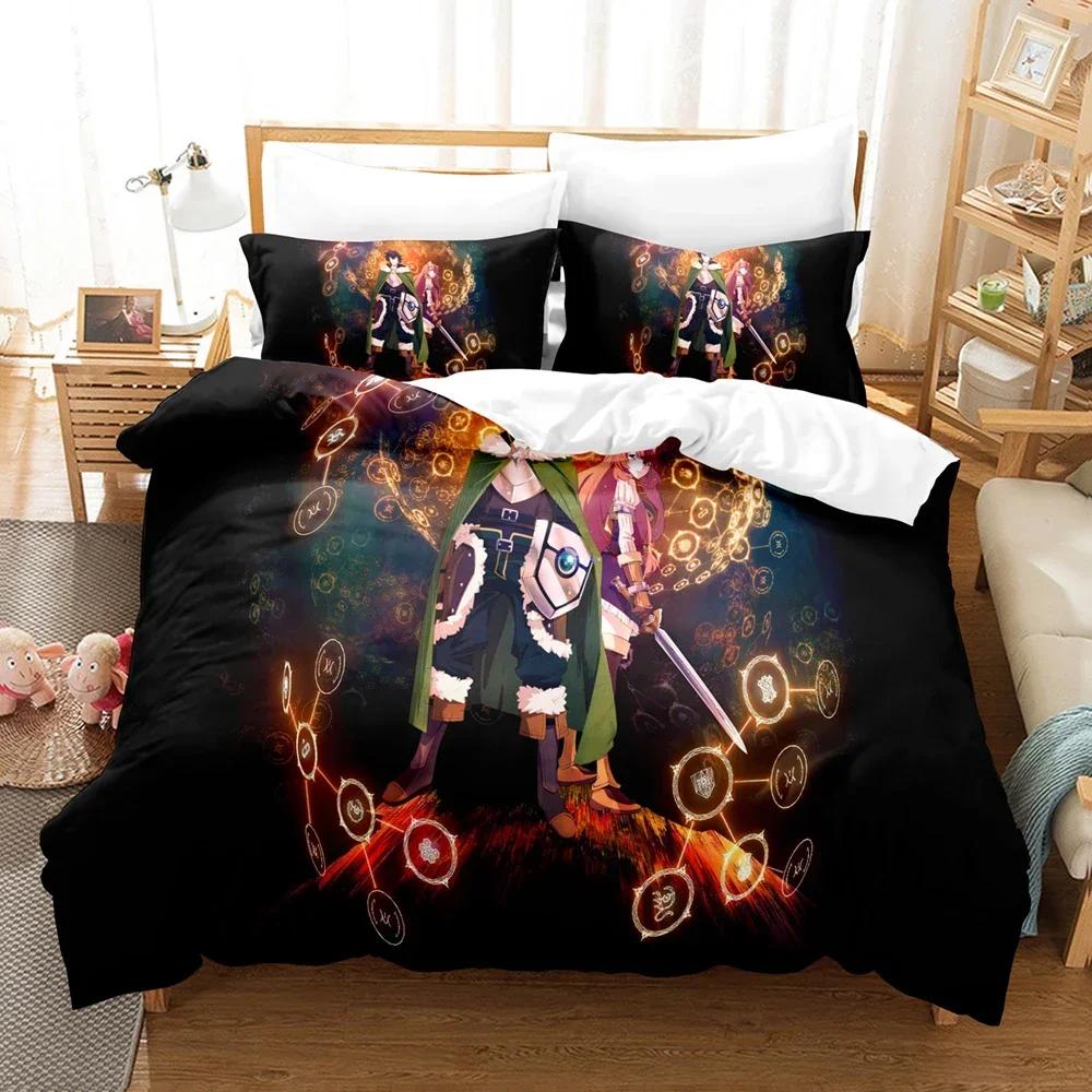 3D Print The Rising Of The Shield Hero Comfortable Duvet Cover Pillowcase Bedding Set Children Bedroom Decoration Home Textile