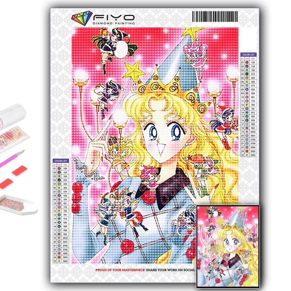 Набор для вышивки крестом DIY Алмазная вышивка Сейлор Мун Алмазная картина Домашний декор