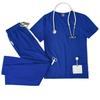 Unisex Medical Uniforms Men Women Nursing Clothes Lab Beauty Costume Nurse Scrubs Set Doctor Dentist Workwear Clinical Top Pants