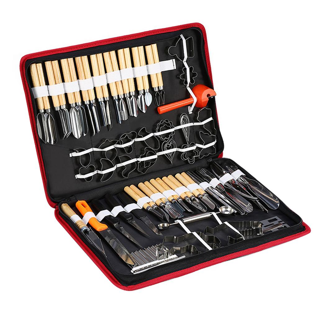80PCS/Set Culinary Carving Peeling Tools Kit For Fruit Vegetable Garnishing Cutting Slicing