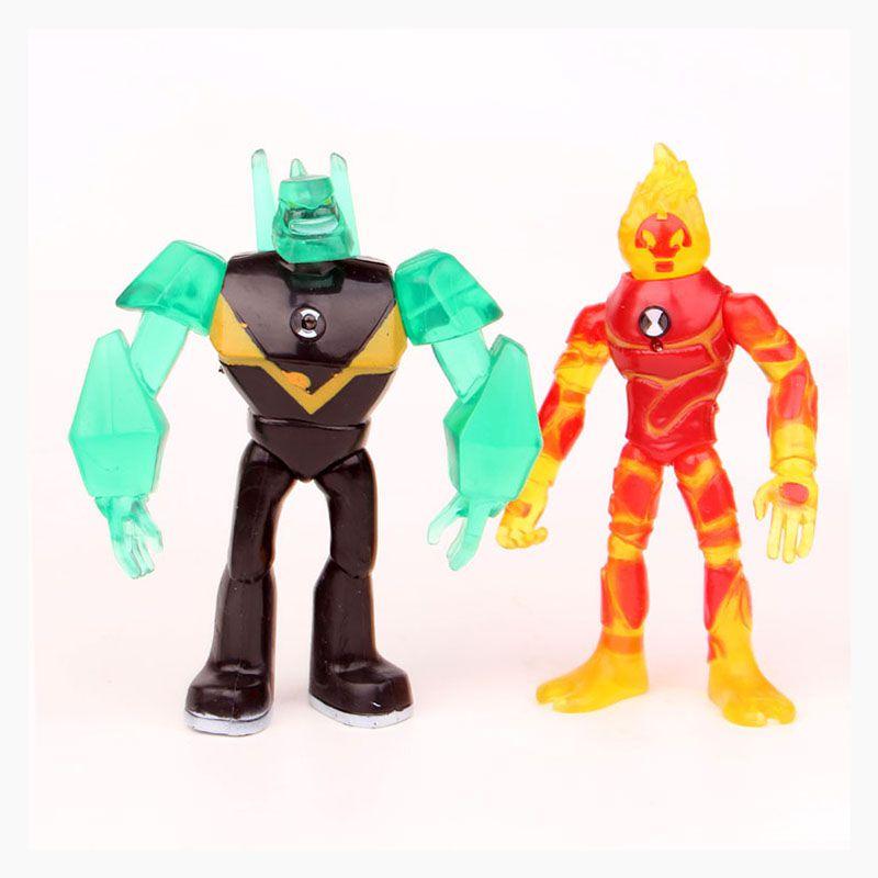 Классические фигурки персонажей Бен 10 Идеально подходят для украшения тортов или в качестве коллекционных подарков Набор