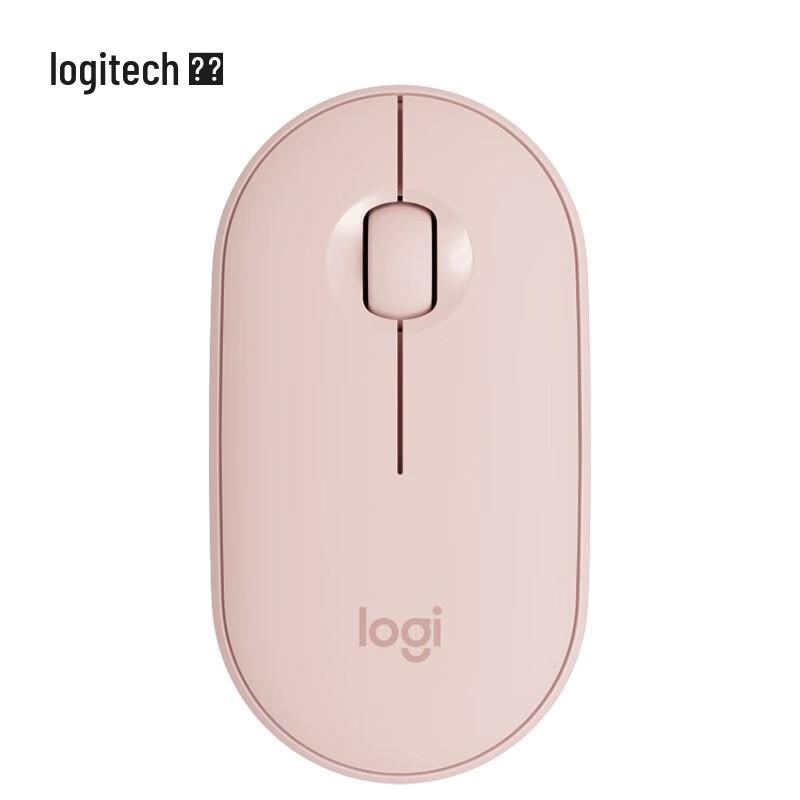 Бесшумная беспроводная мышь Logitech PEBBLE M350 с двумя режимами