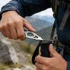 Брелок Мультитул Угломер Резак Линейка Нержавеющая Сталь Многофункциональный Брелок Резак Отвертка Для Работы Кемпинга Выживания