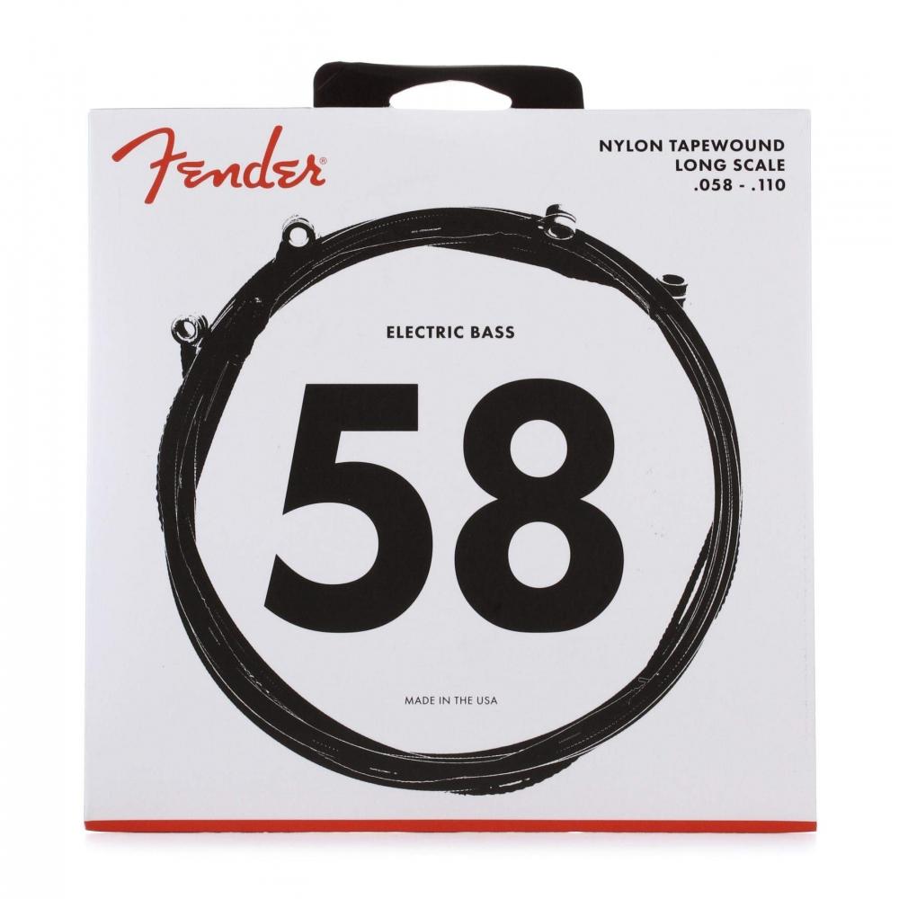 Струны для электробаса Fender 9120, нейлоновая оплетка, .058-.110