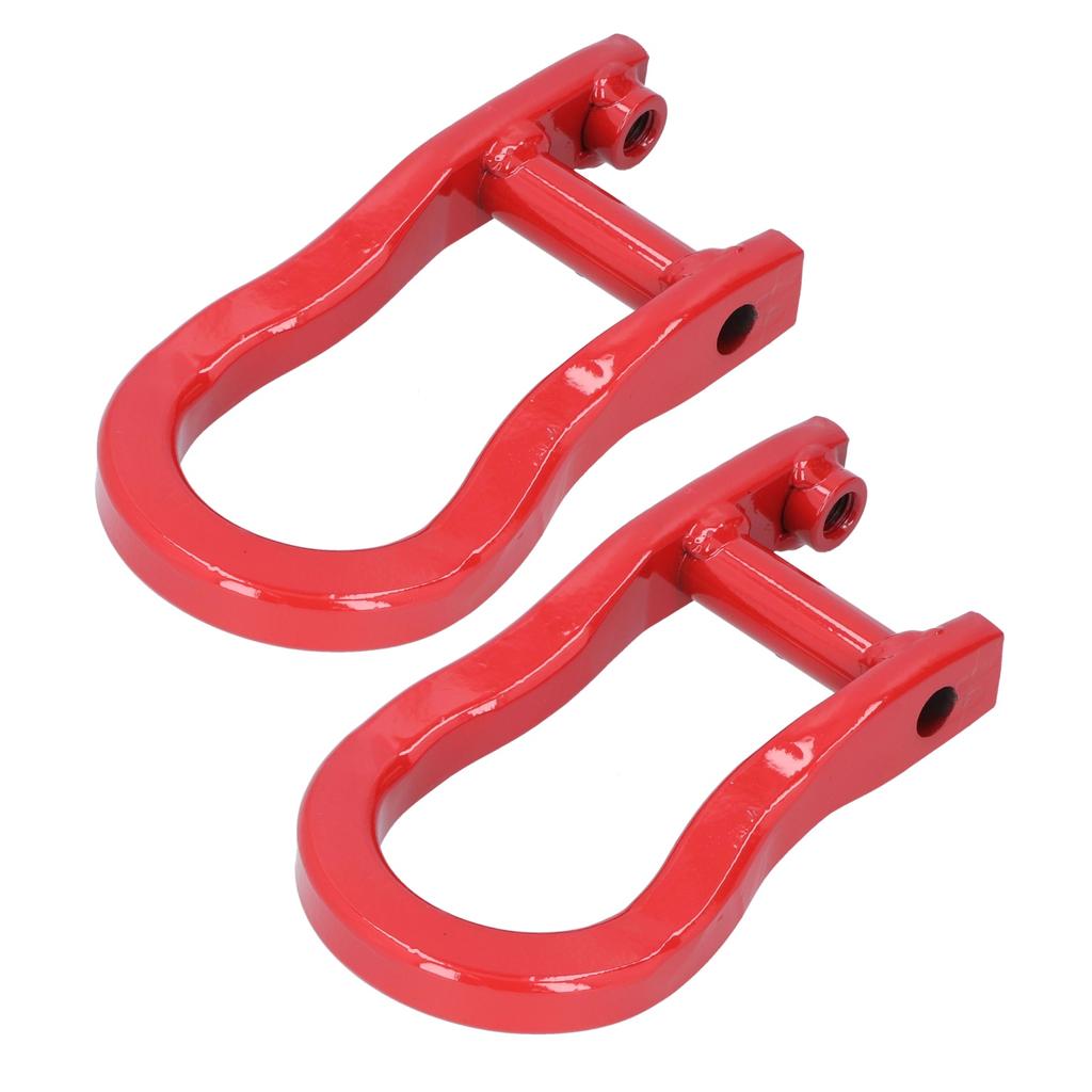 Пара красных буксировочных колец 84192871 Замена из стального сплава Подходит для Chevrolet Silverado 1500