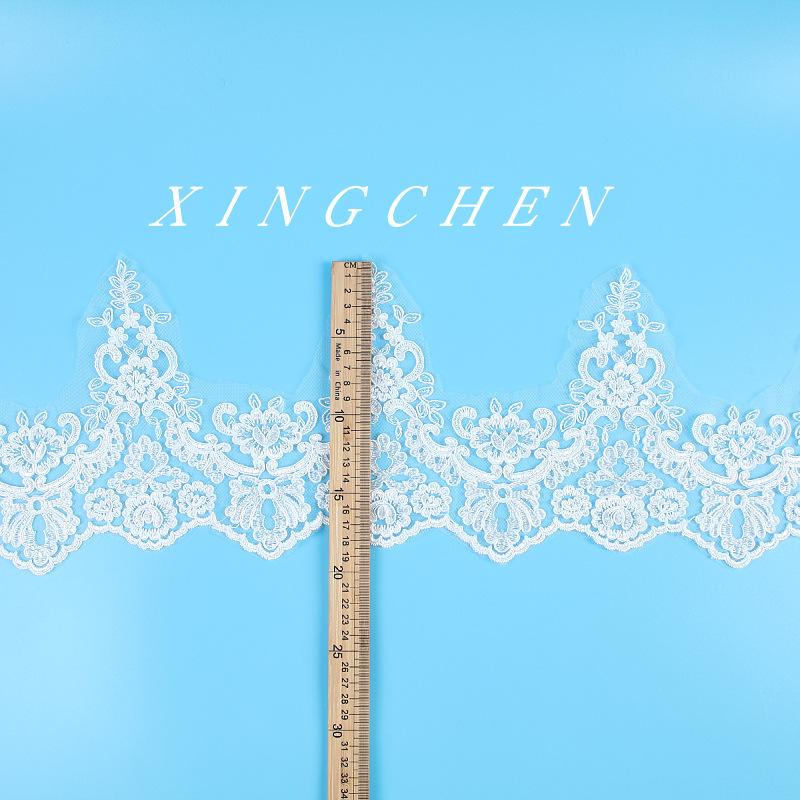 Width 20Cm Car Bone Lace Bridal Jewelry Wedding Dress Veil Wrist Jewelry Clothing Decoration Accessories Materials