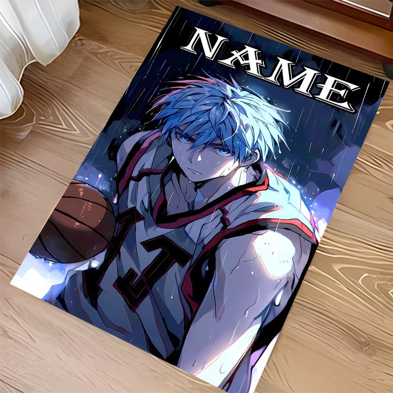 Custom personalization Kuroko's Basketball Print Area Rug - Soft, Washable Non-Slip Indoor Mat,Living Room,Home&Office Decorative Rug