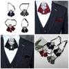 Bow Ties For Men Self Tie Jabot Collar Brooch Bow Ties For Men Self Tie Jabot Collar Brooch Shirt Blouses Bow Ties