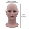 Лысый манекен голова учебный гладкая поверхность легкий устойчивый парик дисплей держатель шиньоны