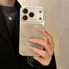 Vintage Denim Jeans Washed Color Phone Case For iPhone 17 16 15 14 13 Pro Max Camera Protection Shockproof Matte Cover Funda